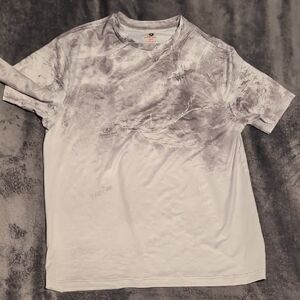 Neutral Gray Camo Quick Dry Men's Shirt
